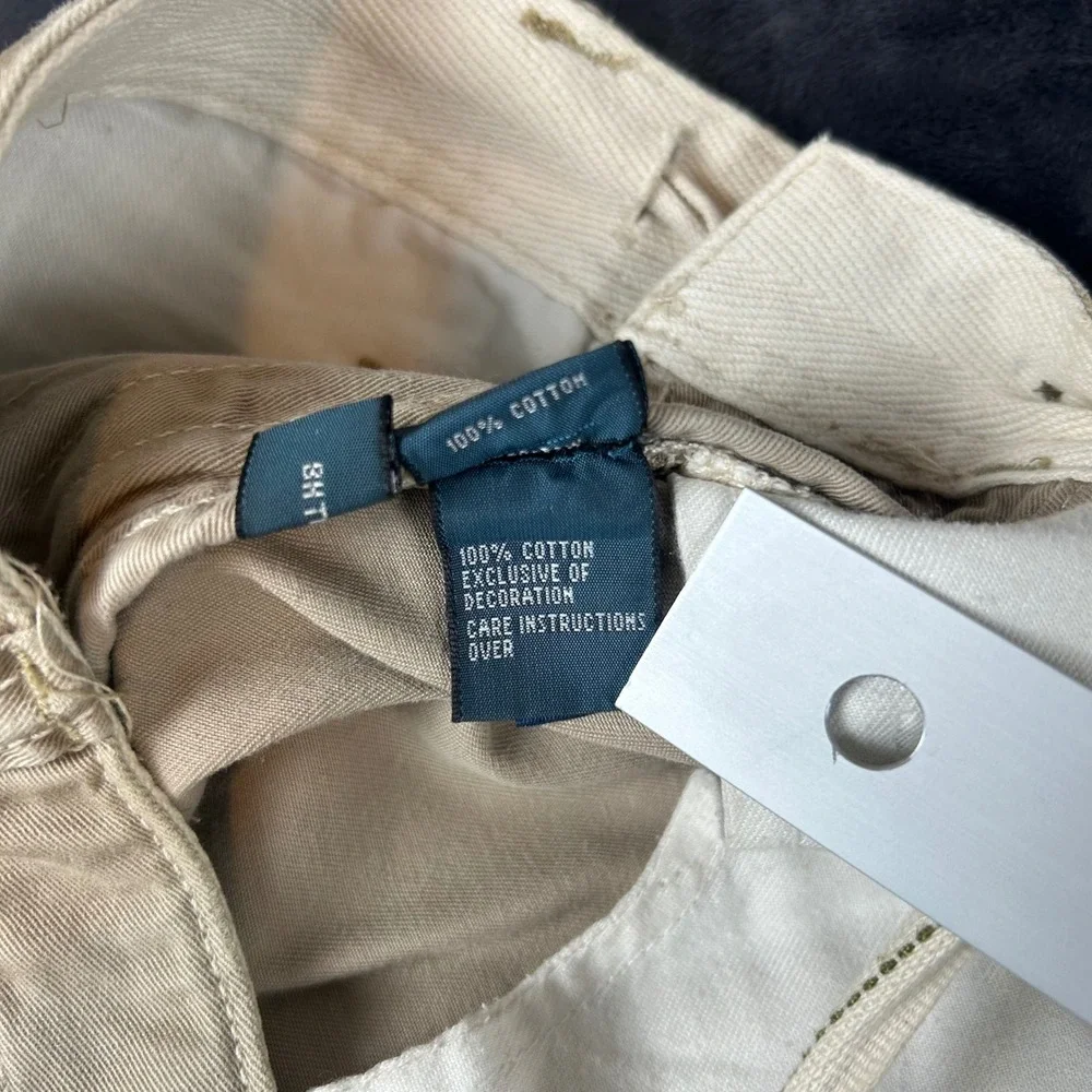 Polo Ralph Lauren Chino Shorts Mens 40T Tan Khaki Cotton Twill Flat Front‎